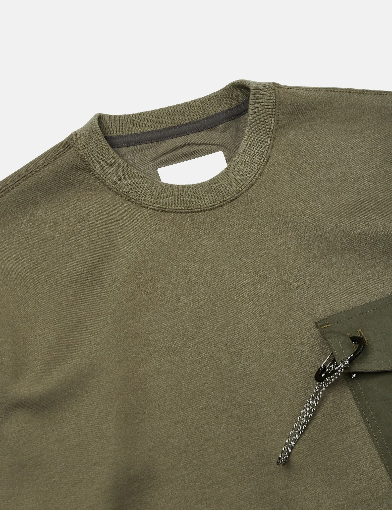 And Wander Airly Warm T-Shirt - Khaki