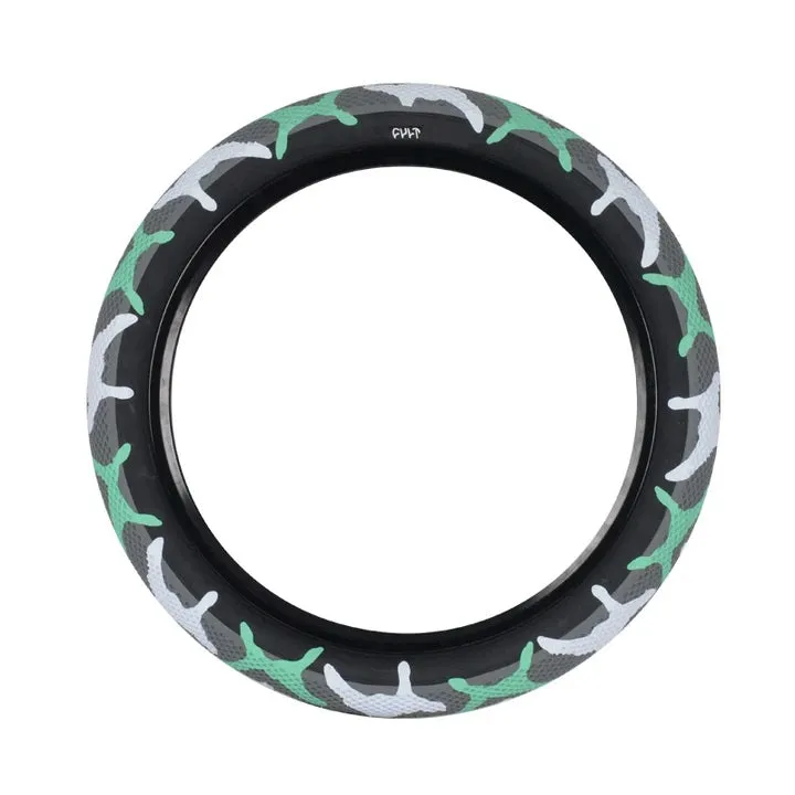 Cult BMX X Vans Tire 20" - Teal Camo