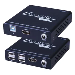 Evolution HDMI 1080p KVM Extender, USB 2.0, 164ft Max