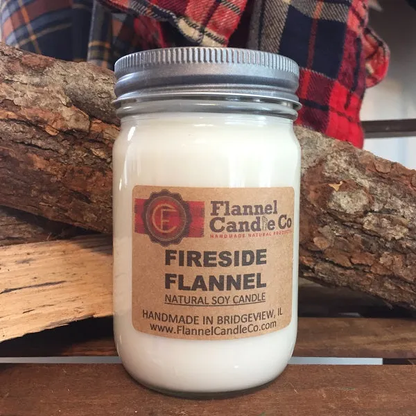 Fireside Flannel Soy Candle