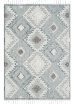 Geometric Design Turkish Rug 543 Pebble