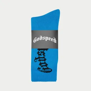 Godspeed Logo Socks (Blue) - GO002SKSBLU