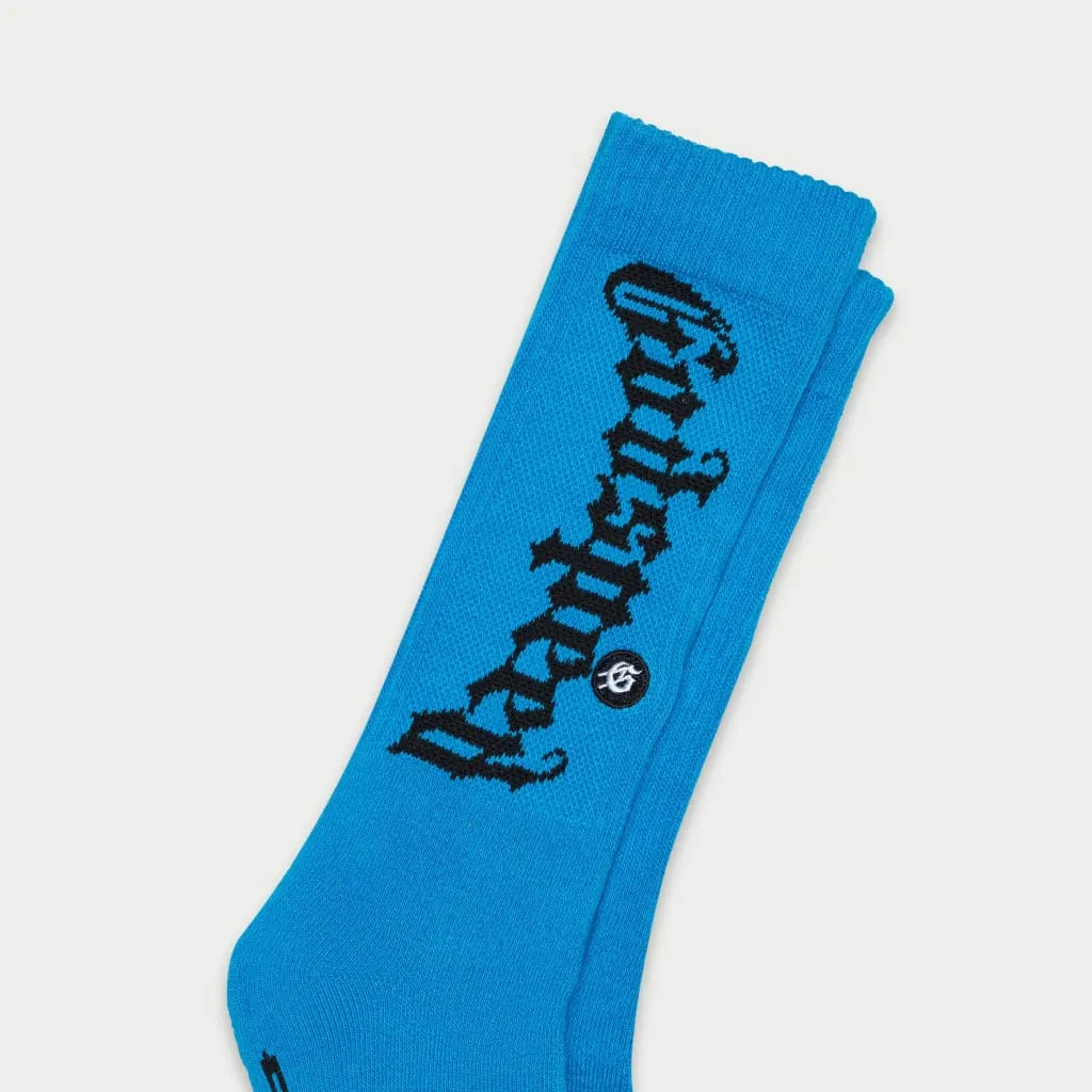 Godspeed Logo Socks (Blue) - GO002SKSBLU