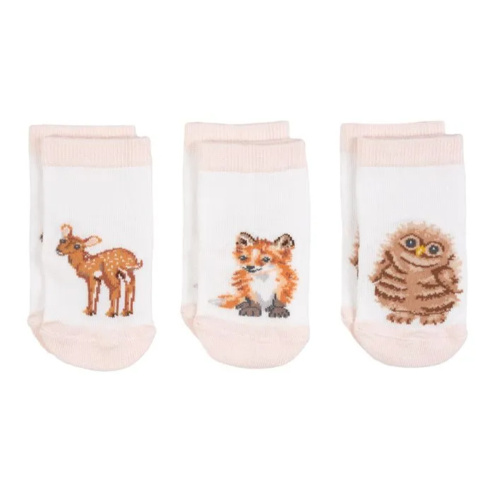 Little Forest Baby Socks Gift Set - Little Wren Collection by Wrendale