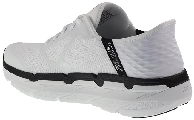 Skechers Trainers Mens Slip-Ins Max Cushioning Premier White Black