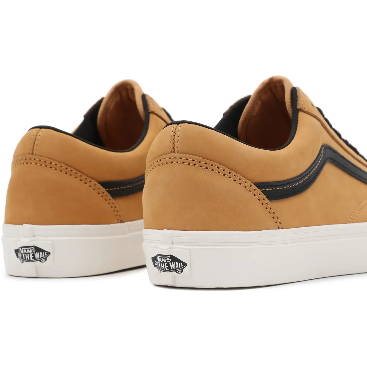 Vans Men's Old Skool Shoes - Nubuck Honey Gold / Black