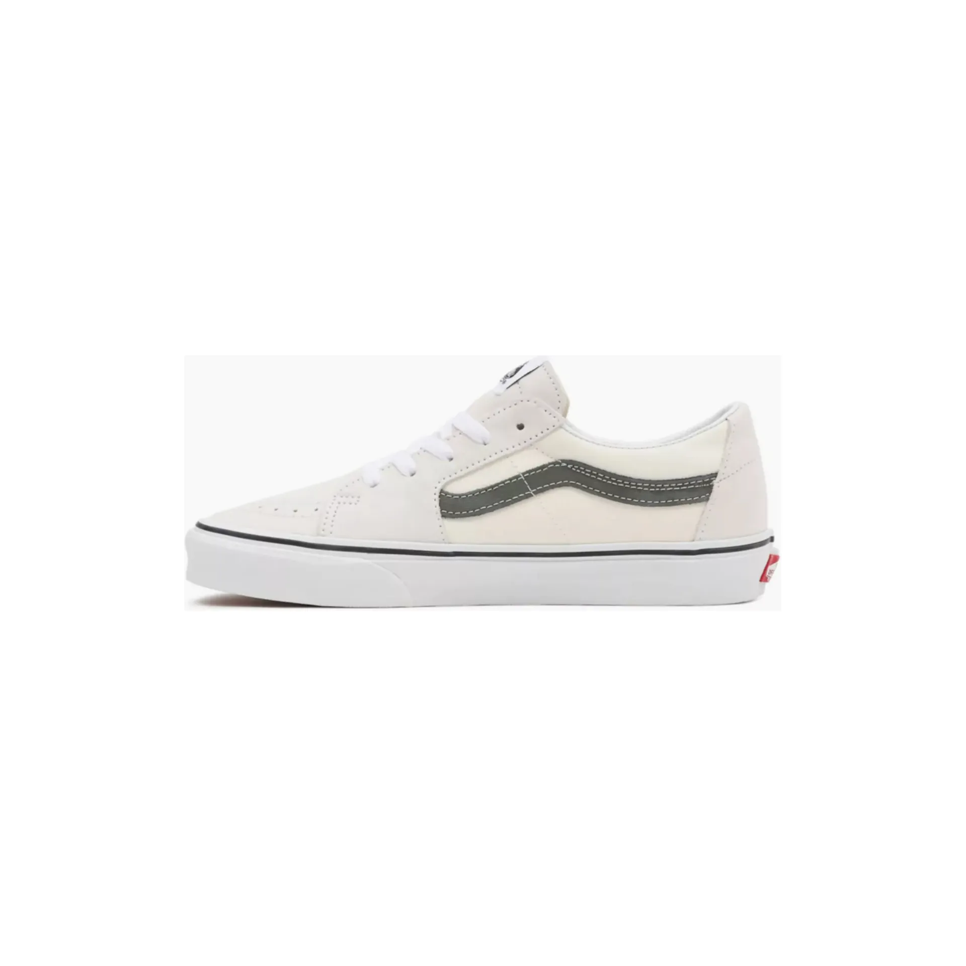 Vans Men's Utility Pop Sk8 Low Shoes - Natural White / Olive