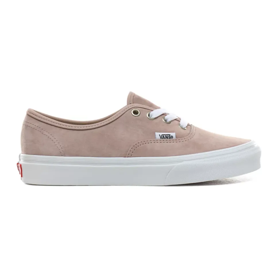 Vans Unisex Pig Suede Authentic Shoes - Shadow Grey / True White