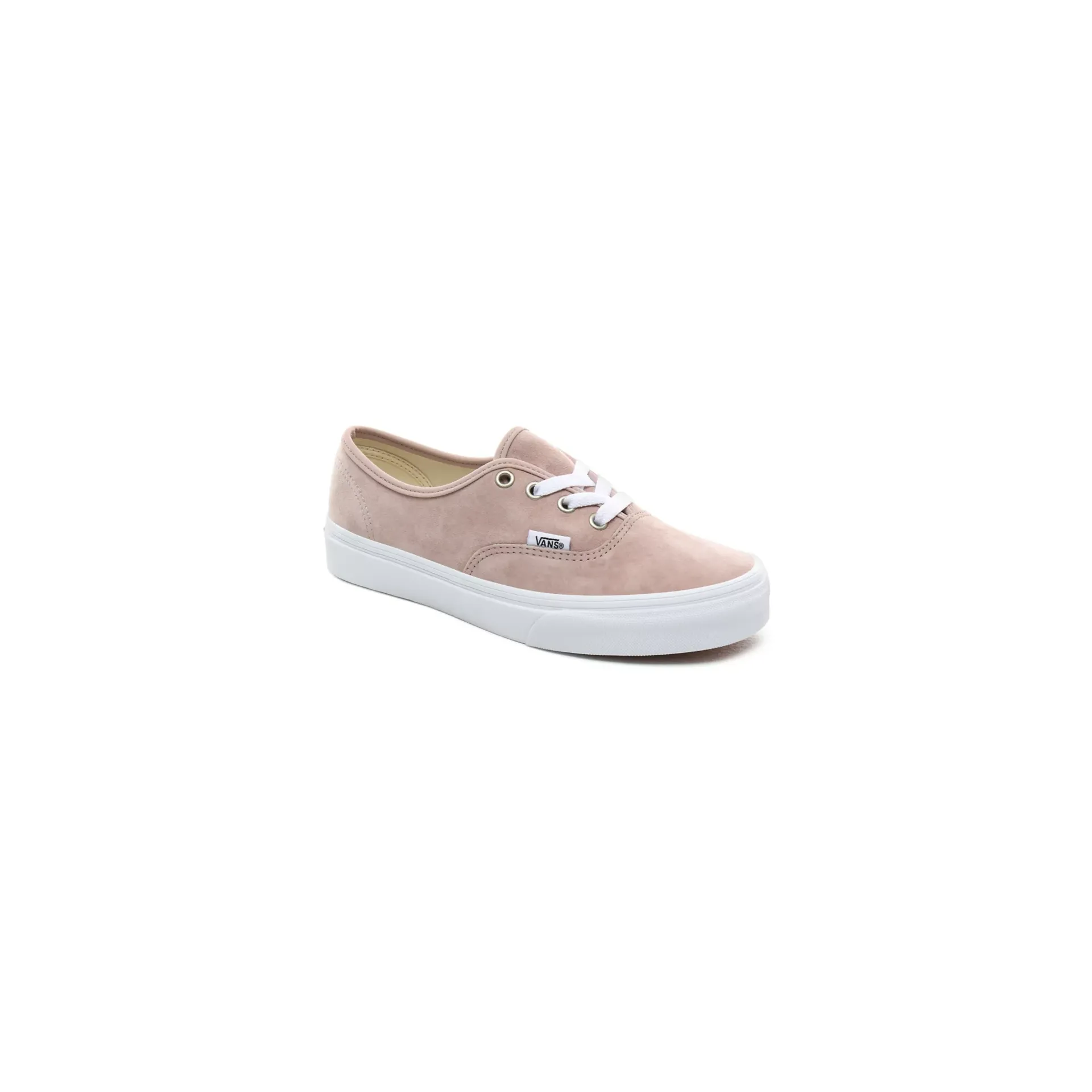 Vans Unisex Pig Suede Authentic Shoes - Shadow Grey / True White